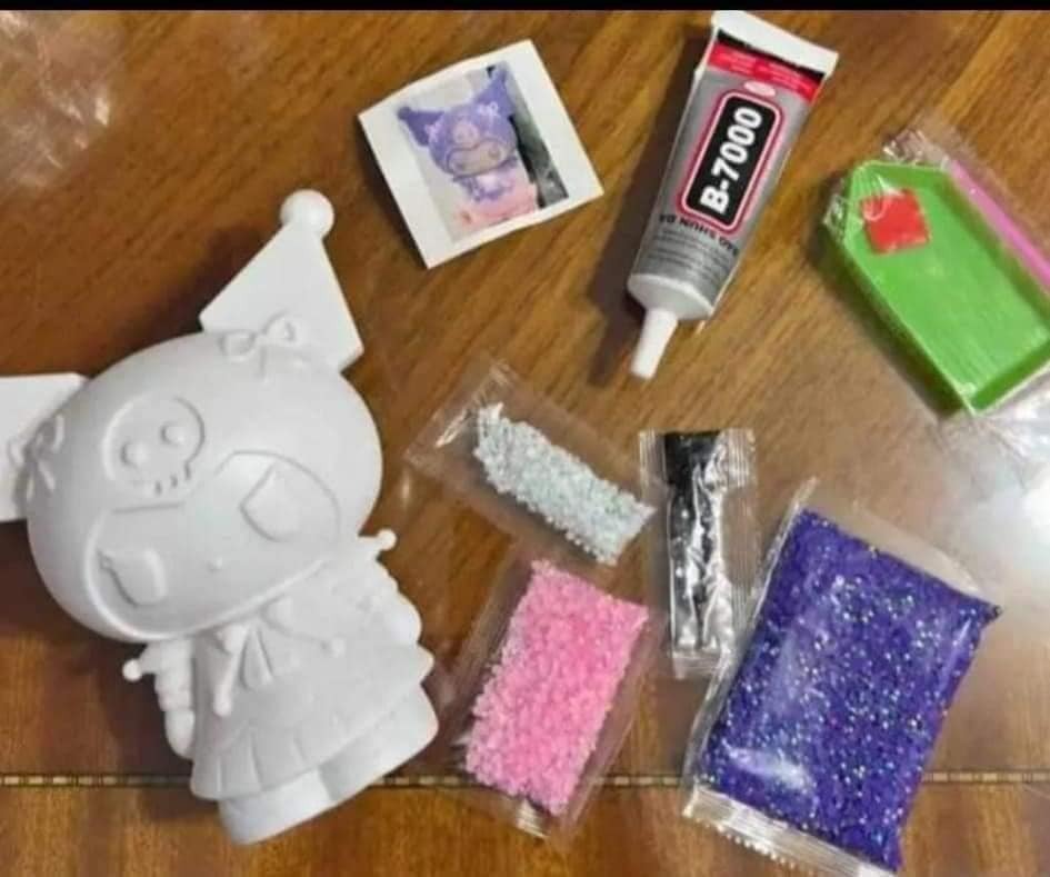 Miniatura 5 de Alcancía para decorar con piedras